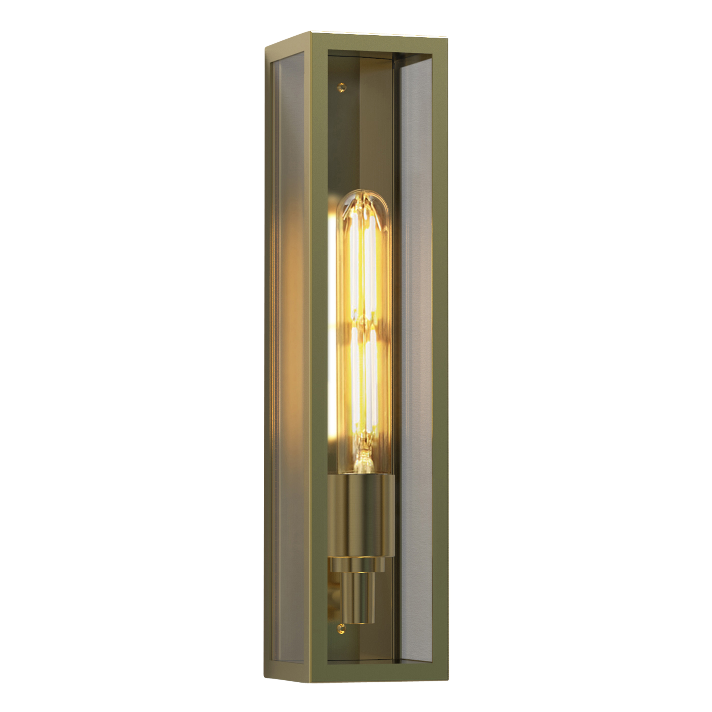 Astro Harvard Wall Outdoor Wall Light in Natural Brass